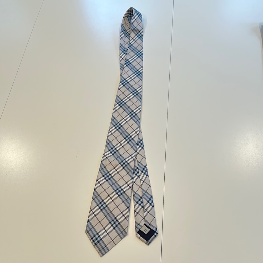 Burberry Nova Check Blue/Cream Men’s Tie